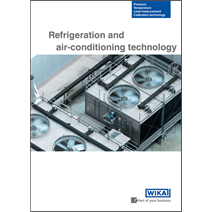 WIKA presents a brochure for refrigeration and air-conditioning applications