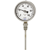 Gas-actuated thermometer, lower mount, model R73