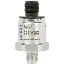 WIKA MG-1 pressure transmitter for safe application with medical gases