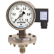 Diaphragm pressure gauge with output signal
